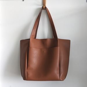 Zara Faux Leather Tote